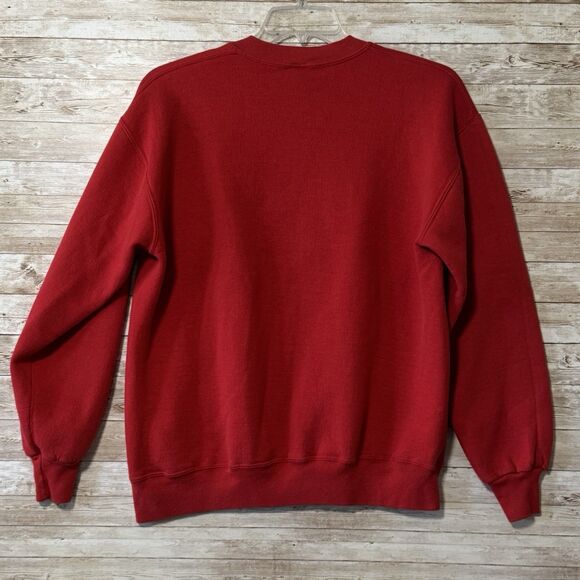 Vintage SDSU San Diego State Aztecs Russell Athletic Pullover Sweatshirt Red XL - Picture 9 of 12